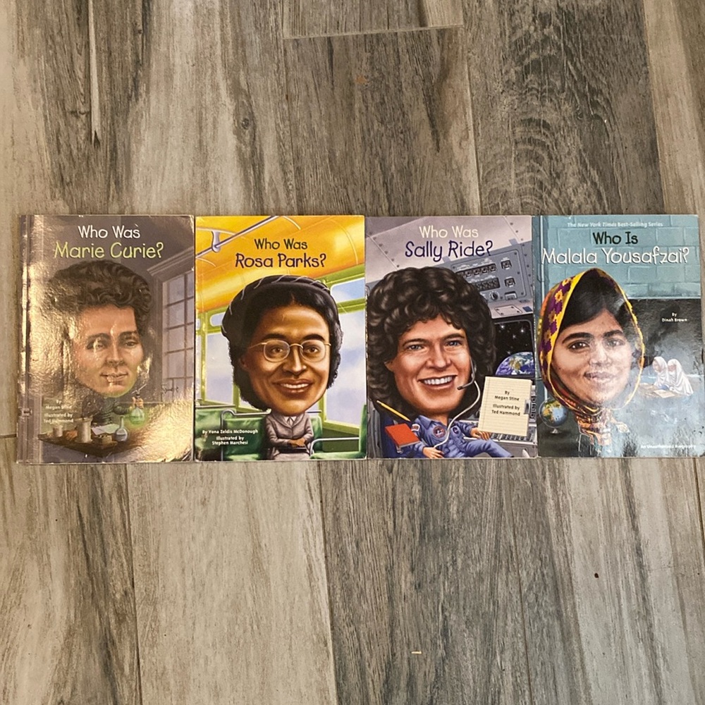 A 4 set of some of the Who Was/Who Is series.
